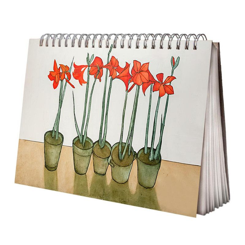 دفتر طراحی 60 برگ مدل طبیعت بیجان پروانه اعتمادی کد B5-20