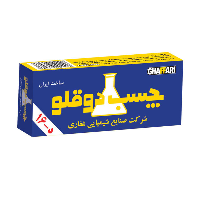 چسب دو قلو غفاری مدل 16 وزن 40 گرم بسته 2 عددی