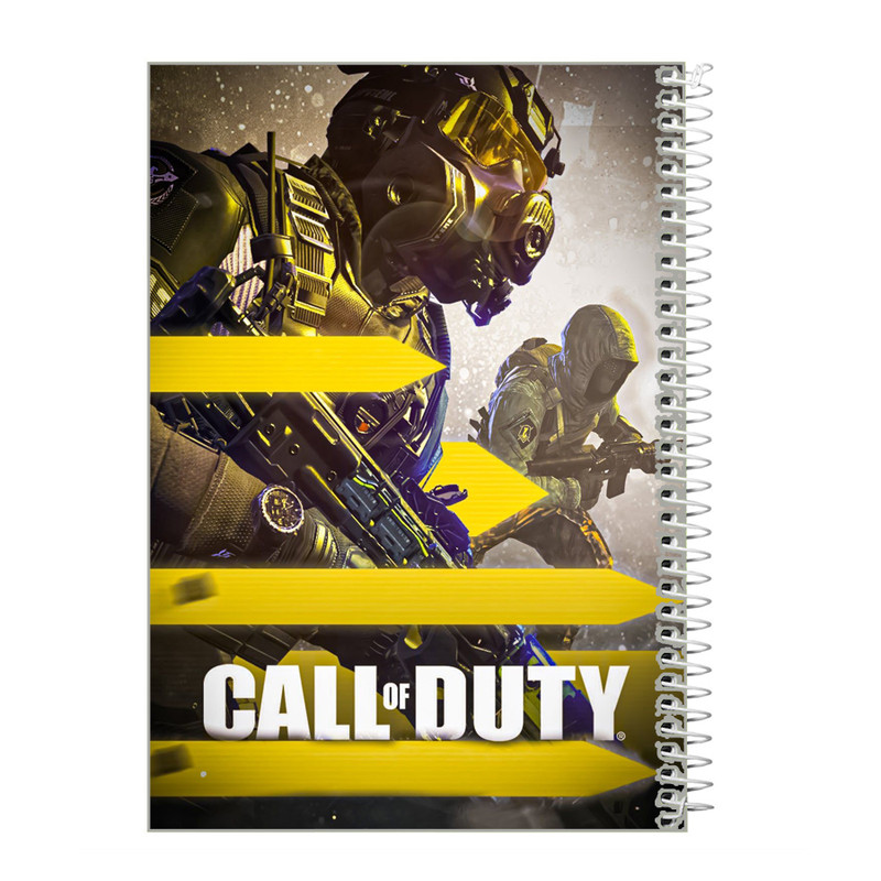 دفتر نقاشی 40 برگ طرح call of duty کد tc3
