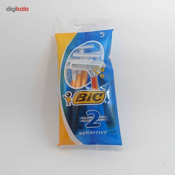خود تراش بیک مدل 2 Sensitive بسته 5 عددی