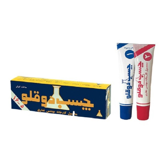 چسب دوقلو غفاری کد 007 حجم 12میلی لیتر بسته 2 عددی