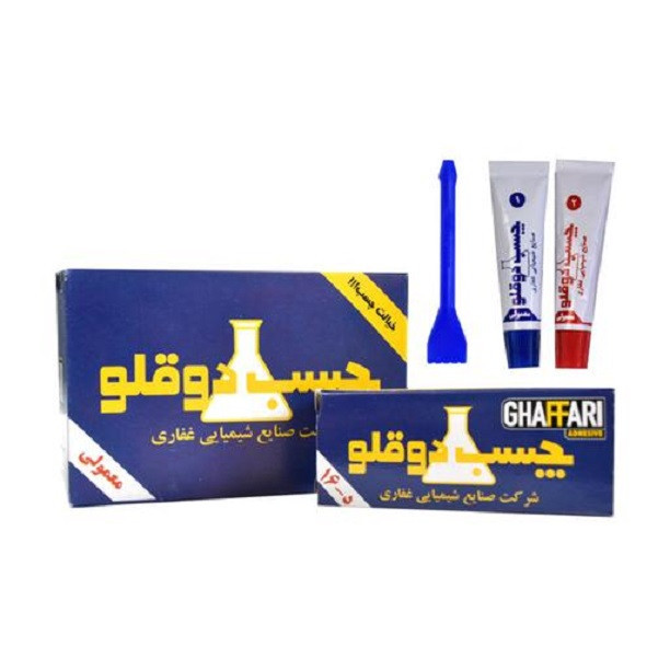 چسب دوقلو غفاری کد 007 حجم 12میلی لیتر بسته 2 عددی