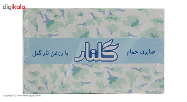 صابون گلنار مدل روغن نارگیل بسته 6 عددی