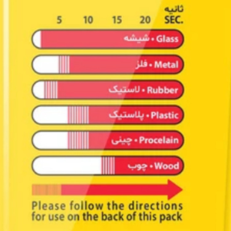 چسب قطره ای کاسپین مدل سوپرگلو حجم 3 میلی لیتر بسته 4 عددی