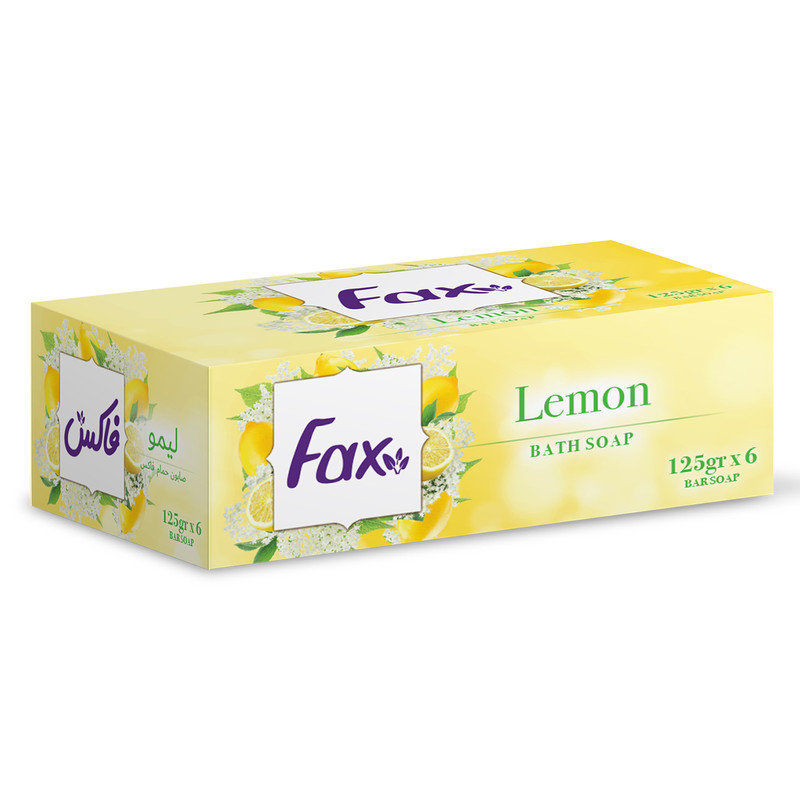 صابون شستشو فاکس مدل Lemon تحت لیسانس بسته 6 عددی