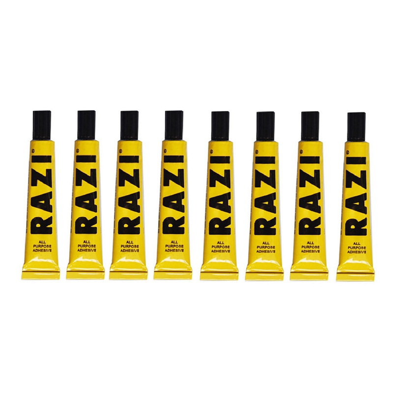 چسب همه کاره رازی مدل all purpose adhesive کد 007 حجم 8 میلی لیتر بسته 8 عددی