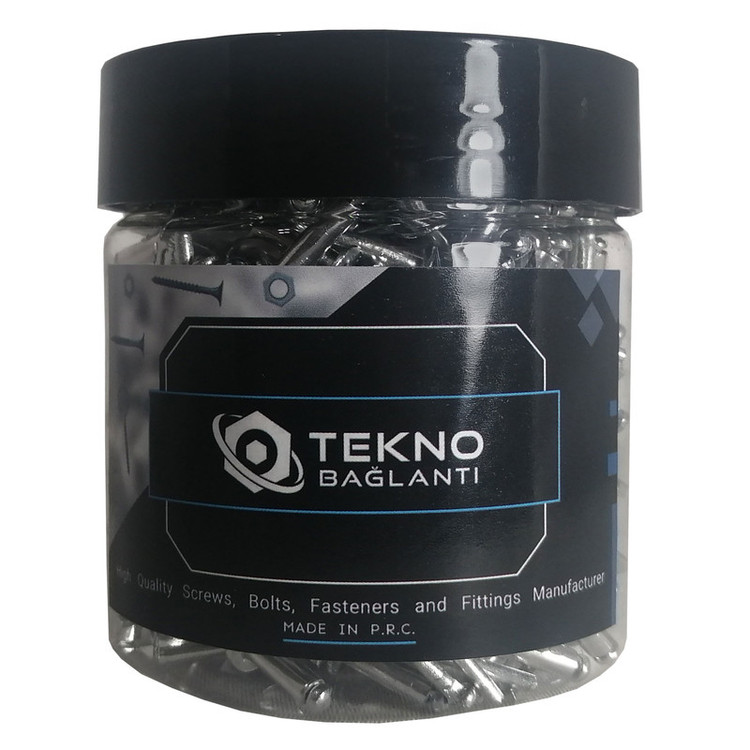 میخ پرچ تکنو باغلانتی مدل Tekno-220-4x12 مجموعه 220 عددی