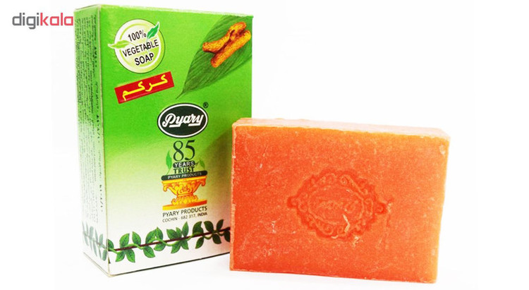 صابون زردچوبه pyary مقدار 90 گرم