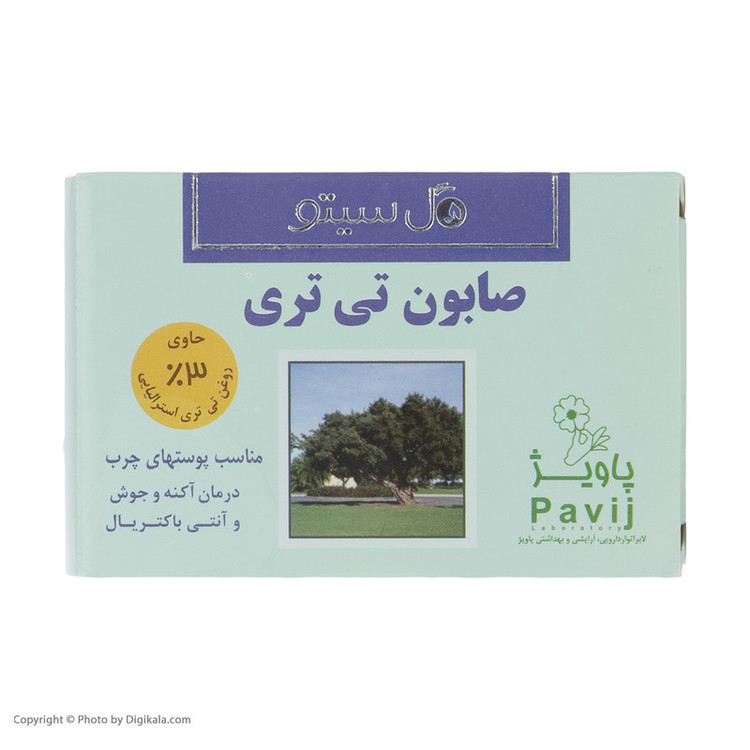 صابون شستشو گل سیتو مدل تی تری وزن 125 گرم