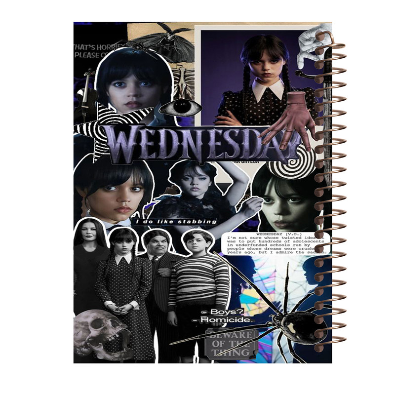 دفترچه یادداشت 100 برگ مدل Wednesday کد O217