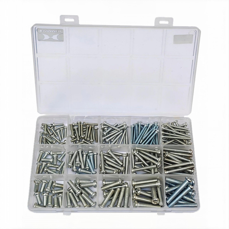 پیچ استوانه هامر مدل Home FIX K بسته 225 عددی