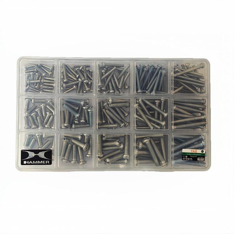 پیچ استوانه هامر مدل Home FIX K بسته 225 عددی