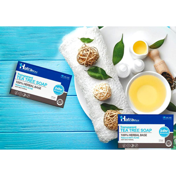 صابون شستشو هاترامکس مدل tea tree وزن 75 گرم