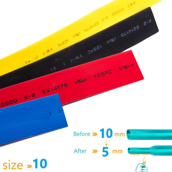 وارنیش حرارتی وو ار مدل MLT10mm -1M مجموعه 5 عددی
