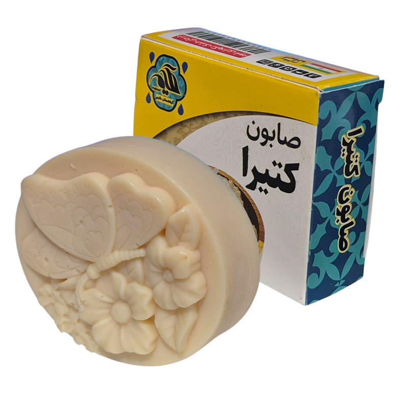 صابون شستشو گیاهستان حکیم مدل کتیرا مناسب برای انواع پوست وزن 75 گرم