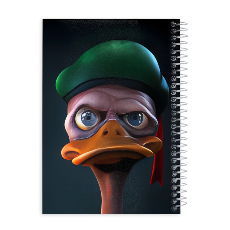 دفتر مشق 100 برگ طرح duck کد Vz53