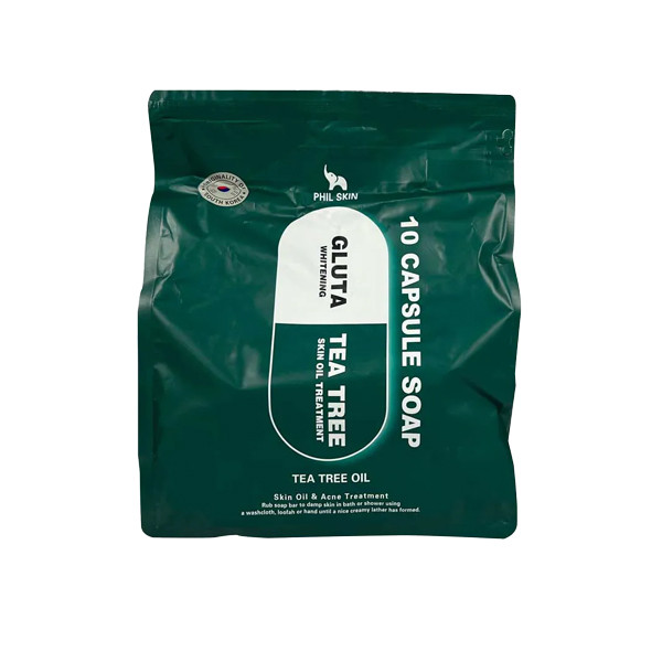 صابون شستشو ضد جوش فیل اسکین مدل tea tree مناسب برای پوست های چرب وزن 105 گرم بسته 10 عددی