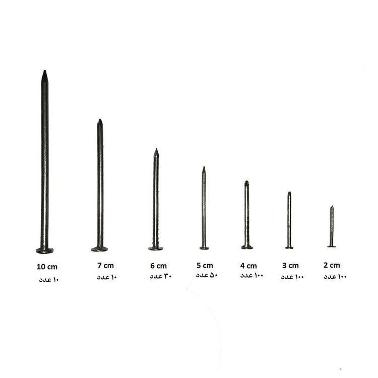 میخ مدل MTSN-Nail-400 مجموعه 400 عددی