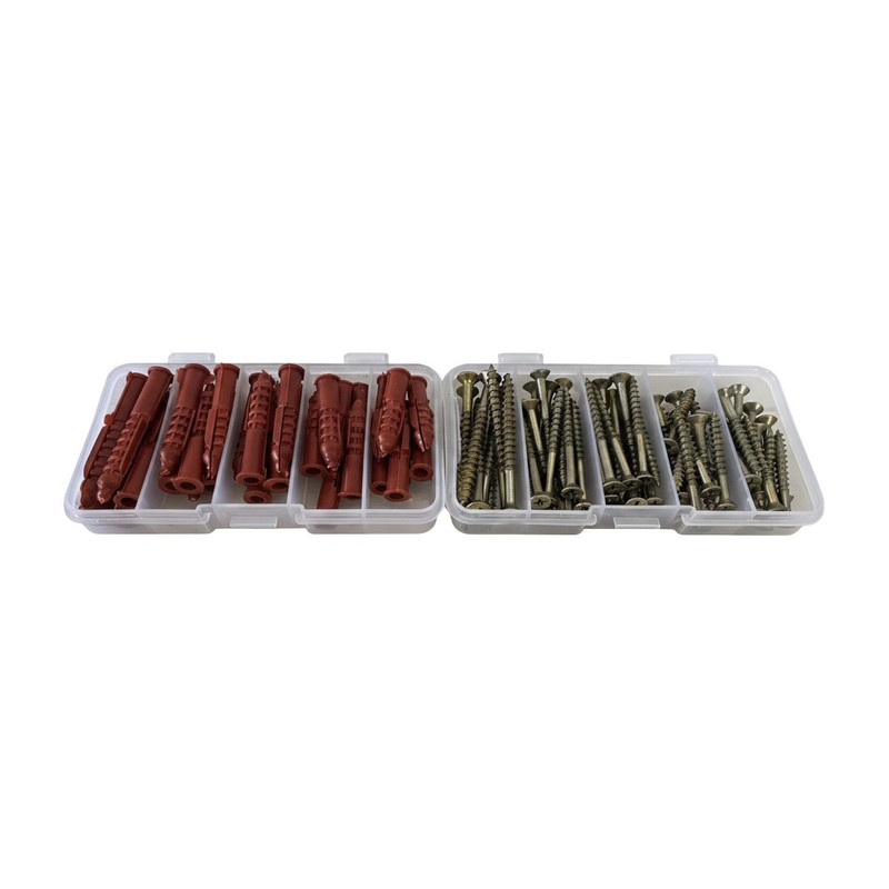پیچ و رول پلاک میخ مفتول کویر یزد مدل MK-1008 مجموعه 101 عددی