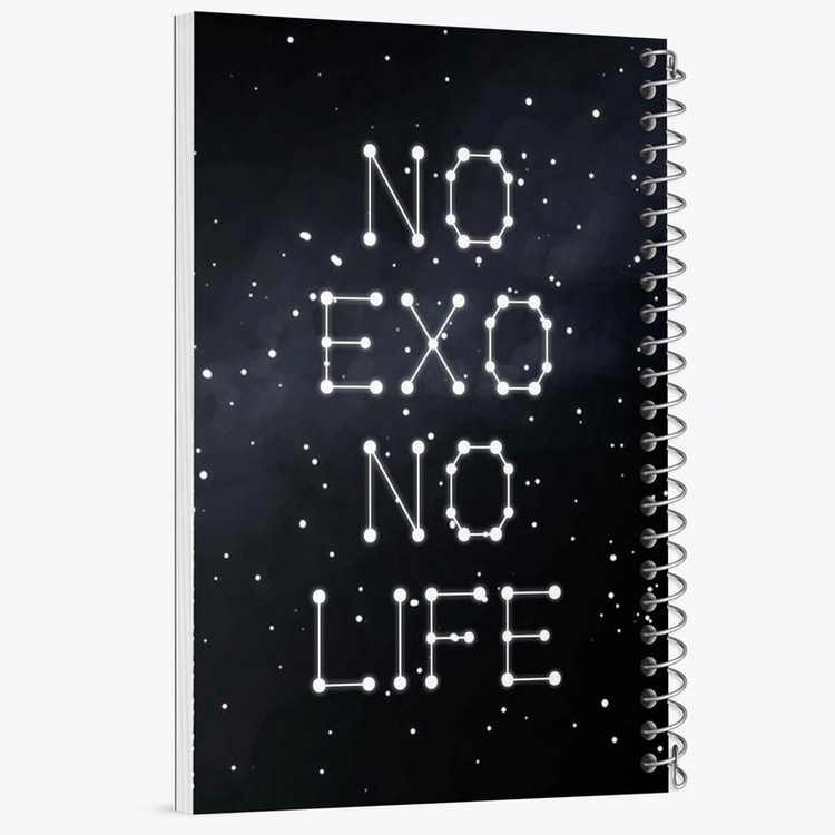 دفتر نقاشی 50 برگ خندالو مدل گروه موسیقی اکسو EXO کد 2525