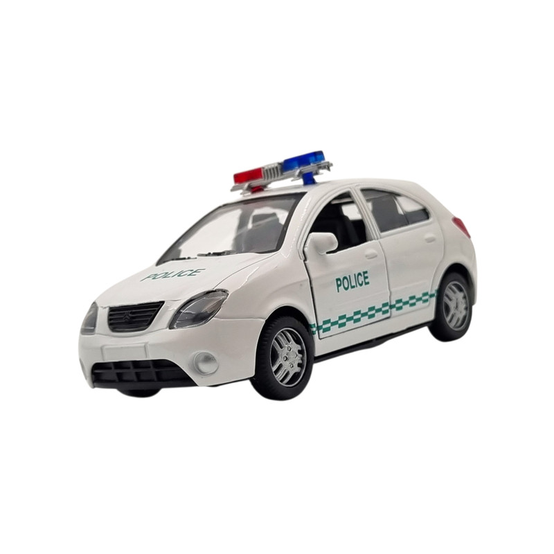 ماشین بازی مدل تیبا طرح پلیس کد 55