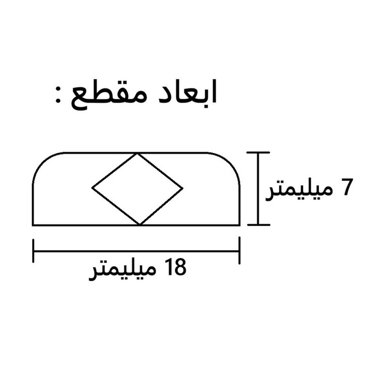 نوار درزگیر درب ضد سرقت کیان یراق مدل چسبی طول 6.50 متر