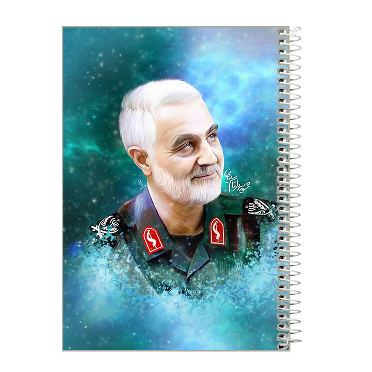 دفتر مشق 40 برگ طرح سردار قاسم سلیمانی کد f254