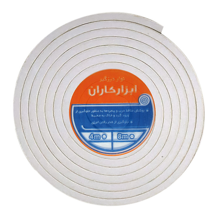 نوار درزگیر ابزار کاران مدل FOM1 طول 4 متر بسته 8 عددی