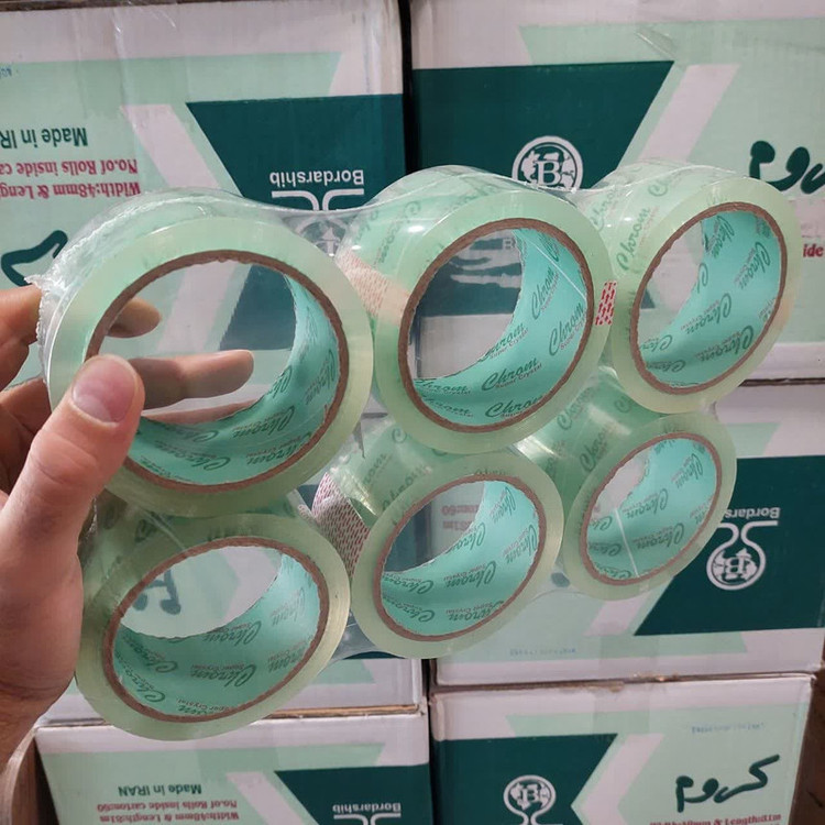 چسب پهن کروم مدل green35-super90 عرض 5 سانتی متر بسته 6 عددی