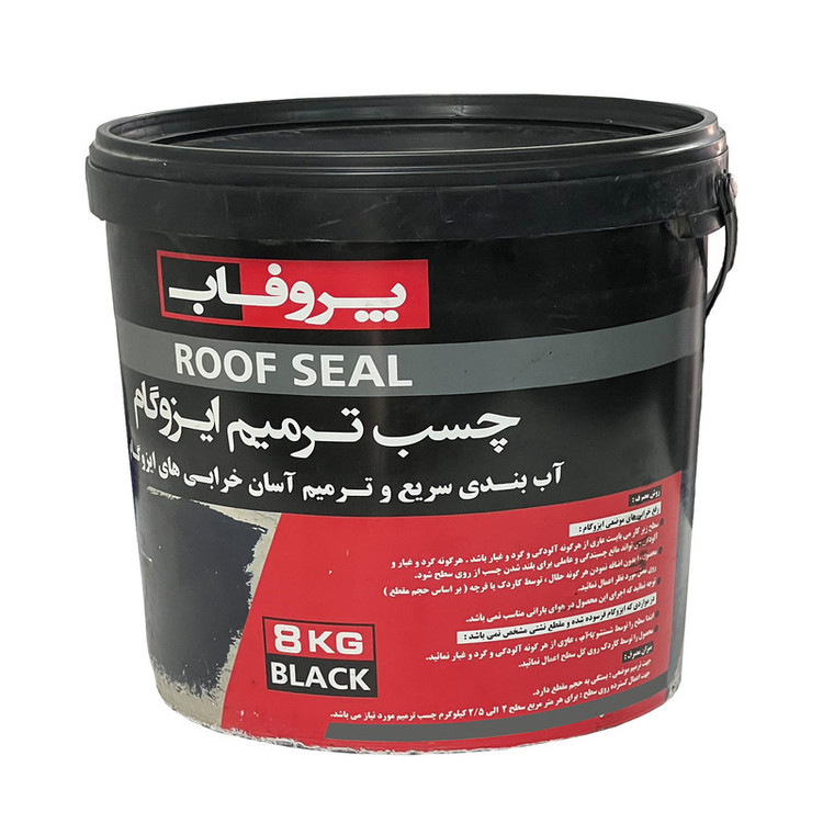 چسب ترمیم ایزوگام پروفاب مدل BITUMEN.GLUE8 وزن 8 کیلوگرم