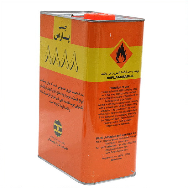 چسب صنعتی پارس مدل 8888 حجم 4 لیتر