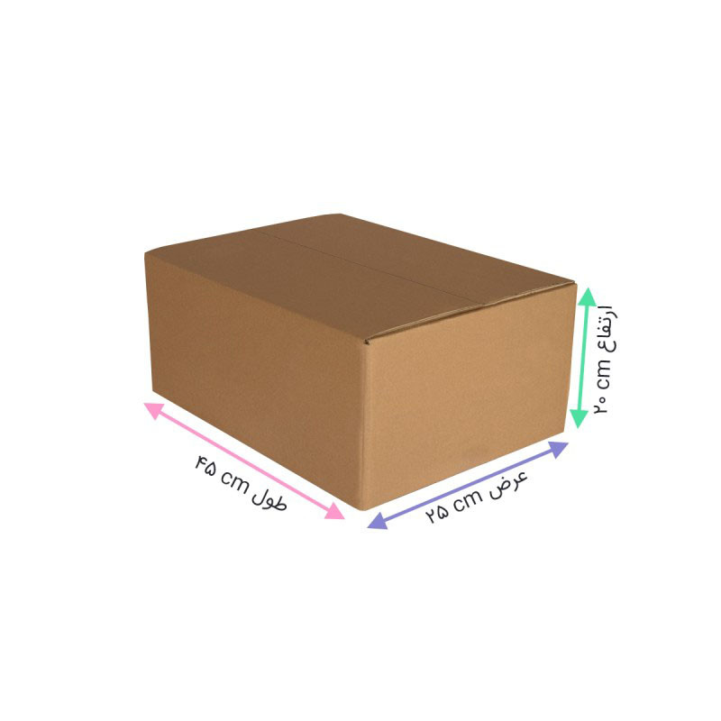 جعبه اسباب کشی مدل 20x25x45 سه لایه