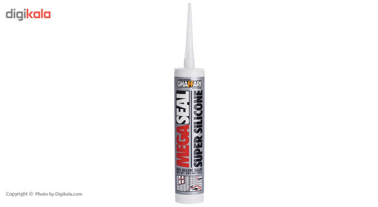 چسب درزگیر سیلیکونی غفاری مدل Super Silicone سفید 310 میلی