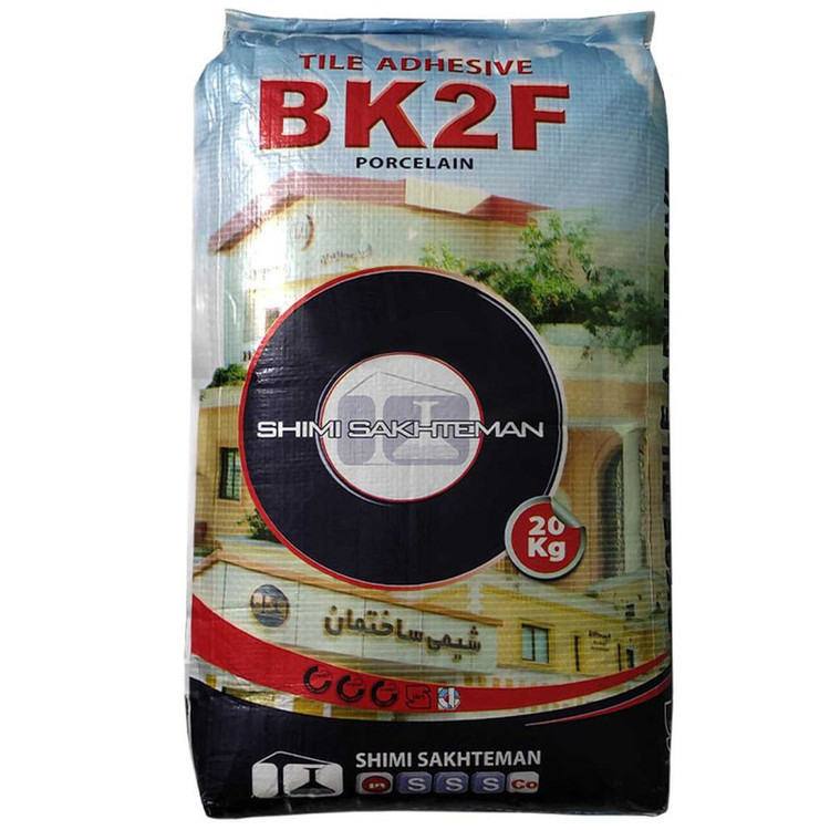 چسب کاشی شیمی ساختمان مدل BK2F وزن 20 کیلویی