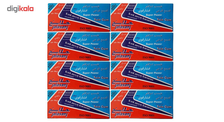 پک چسب دوقلو جلاسنج مدل Super Power بسته 8 عددی