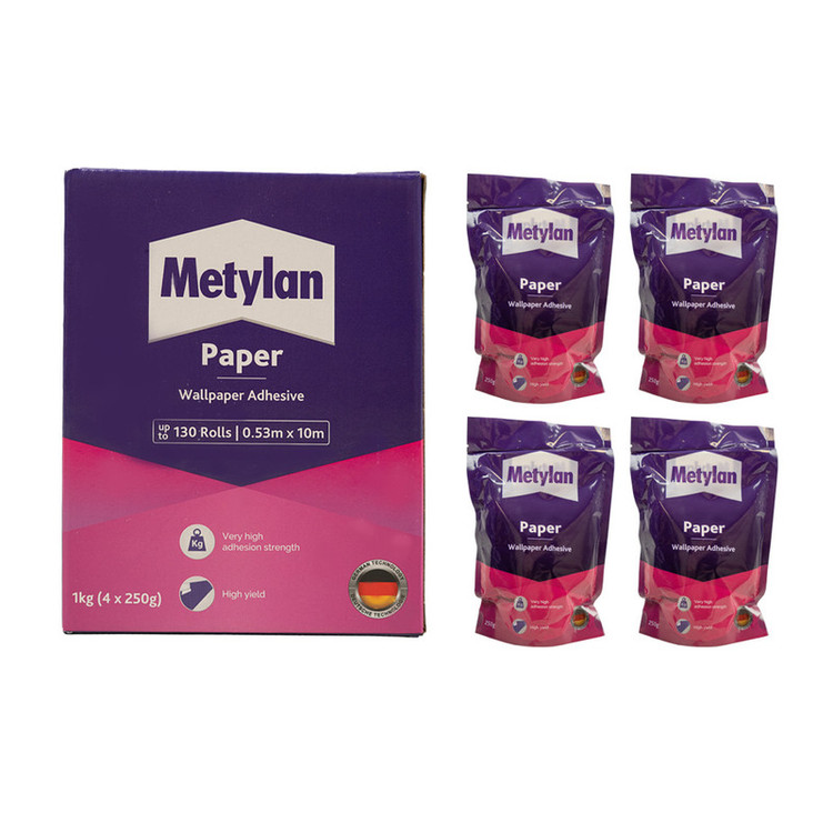 چسب کاغذ دیواری مدل متیلان وزن 1 کیلوگرم