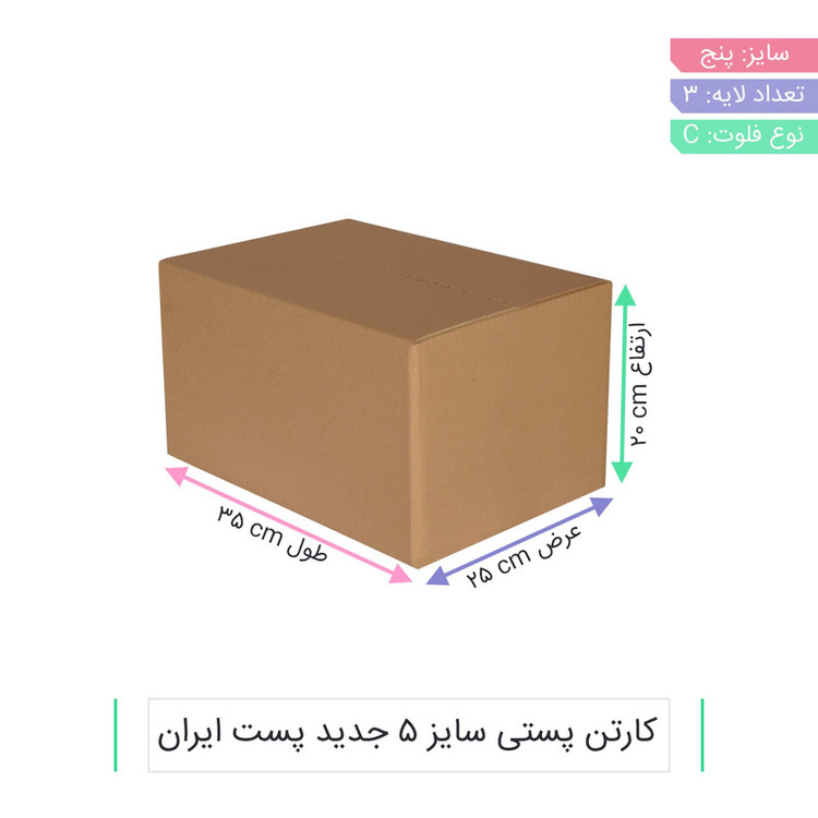 جعبه بسته بندی مدل CS-B01-25 بسته 10 عددی