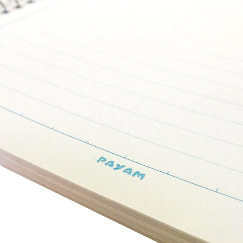 دفتر 100 برگ پیام مدل GOLD کد 100