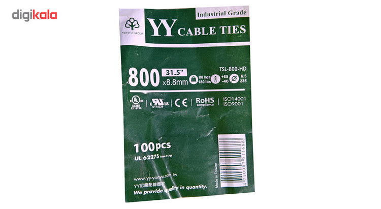 بست کمربندی وای وای مدل TSL-800-HD سایز 8.8×800 میلیمتر