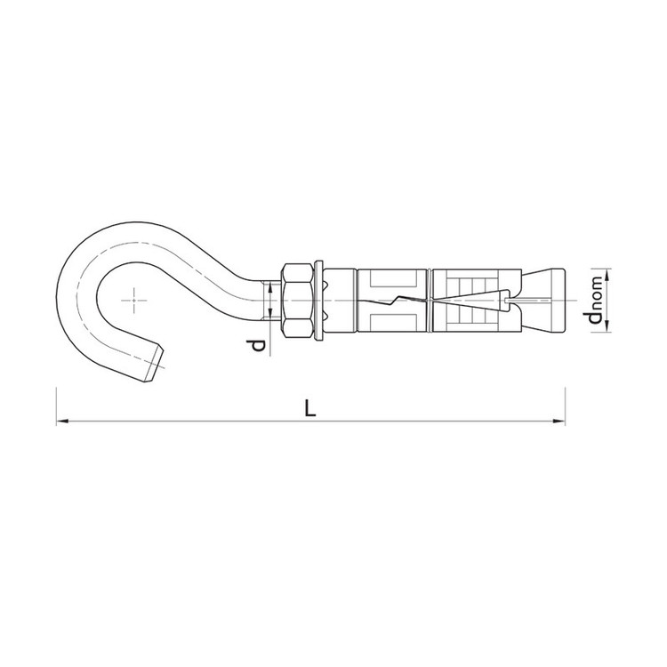 رول بولت مدل R-RBL-06HW M6 مجموعه 25 عددی