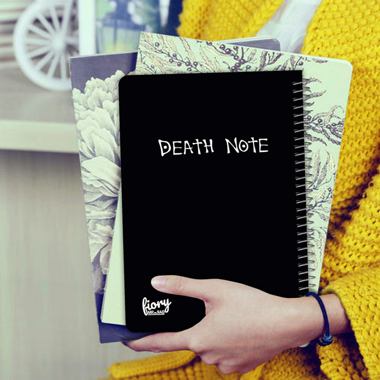 دفتر مستر راد مدل بلک ژورنال طرح یادداشت مرگ کد 2214 Death note