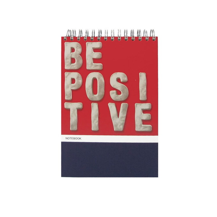 دفتر یادداشت 80 برگ پاپکو مدل BE POSITIVE