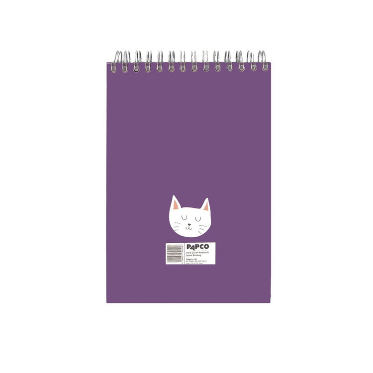 دفتر یادداشت 80 برگ پاپکو مدل HAPPY CAT