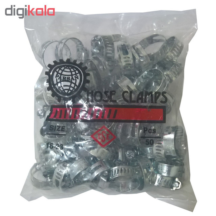 بست پارسان مدل P078 سایز 16-23 میلیمتر بسته 50 عددی