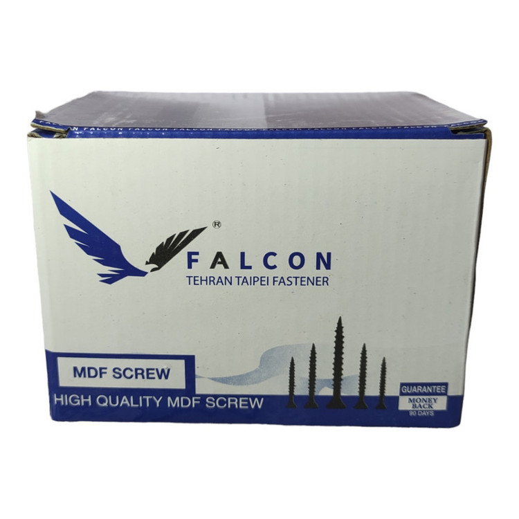 پیچ ام دی اف چهارسو فالکون مدل 25-4 MDF بسته 1000 عددی