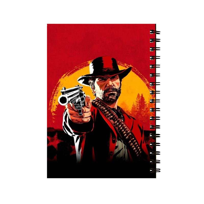 دفتر مشق 50 برگ طرح red dead کد 56