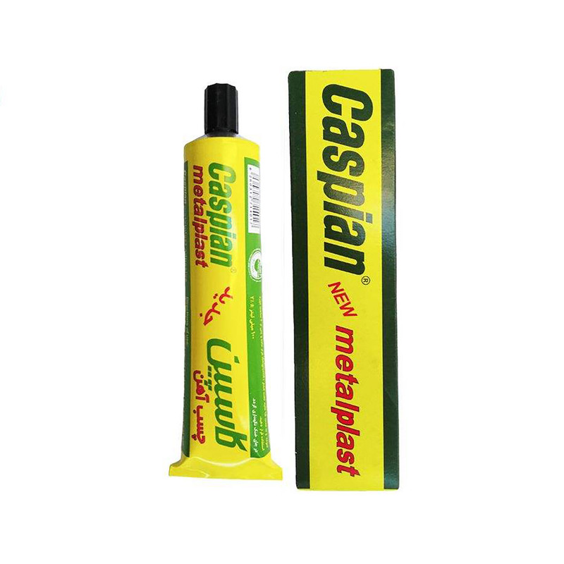 چسب آهن کاسپین مدل Metal plast حجم 100 میلی لیتر بسته 6 عددی