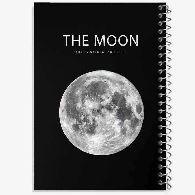 دفتر ژورنال نویسی 50 برگ خندالو مدل نقطه ای طرح ماه (Moon) کد F1601