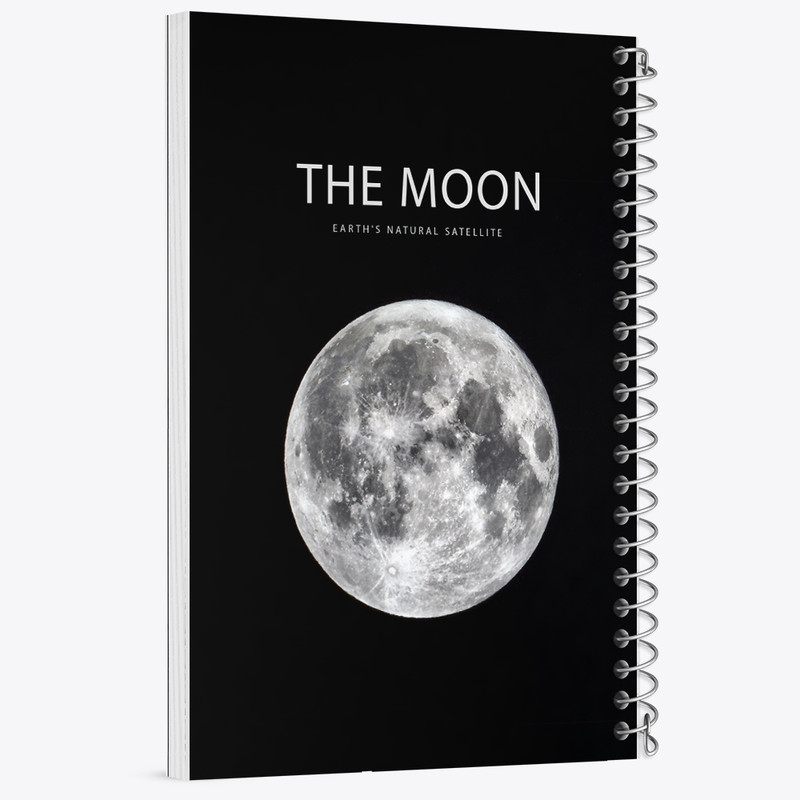 دفتر ژورنال نویسی 50 برگ خندالو مدل نقطه ای طرح ماه (Moon) کد F1601