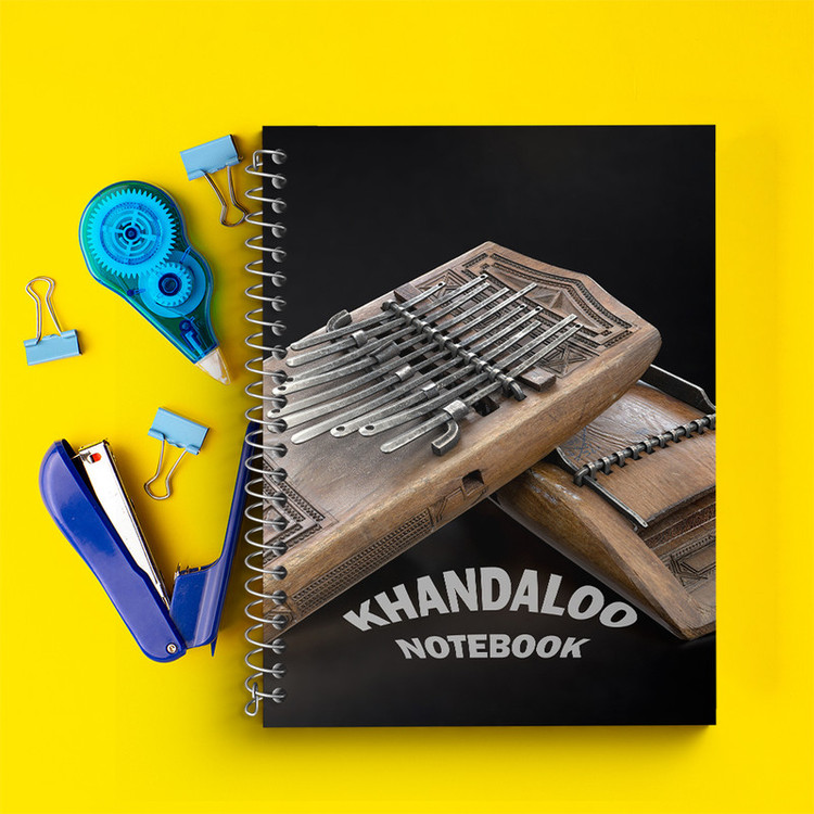 دفتر نت موسیقی 50 برگ خندالو طرح کالیمبا (Kalimba) کد N8068